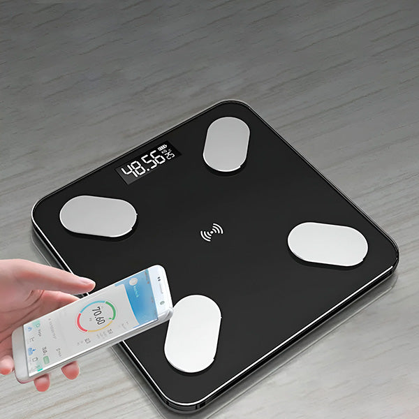 Digitale Smart-Waage mit Körperdaten-Tracking