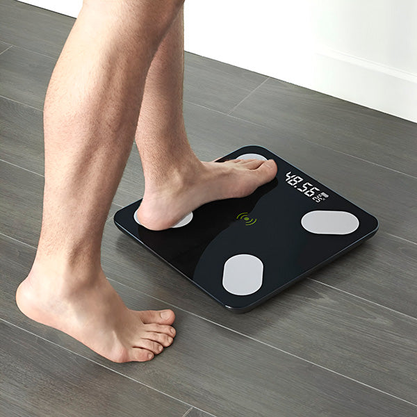 Digitale Smart-Waage mit Körperdaten-Tracking