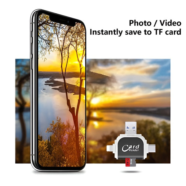 Universeller 4-in-1 Kartenleser