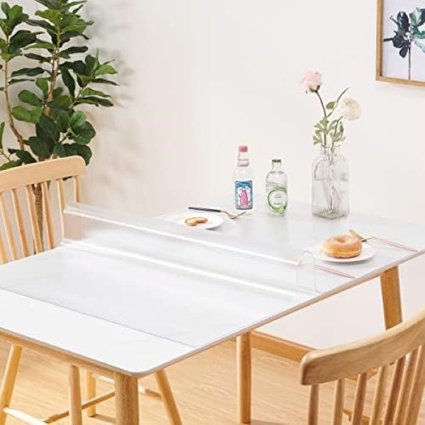 Transparente PVC-Tischauflage (90x160cm)