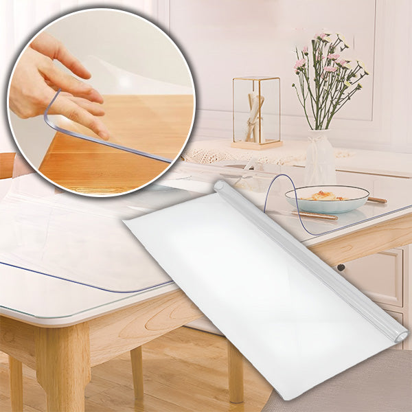 Transparente PVC-Tischauflage (90x160cm)