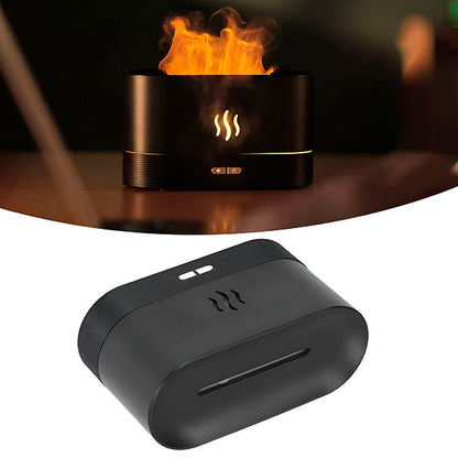 Innovativer Luftbefeuchter mit realistischem Flammeneffekt
