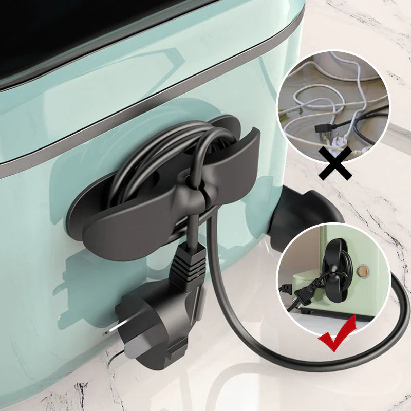 Praktischer Kabelhalter für Küchenordnung