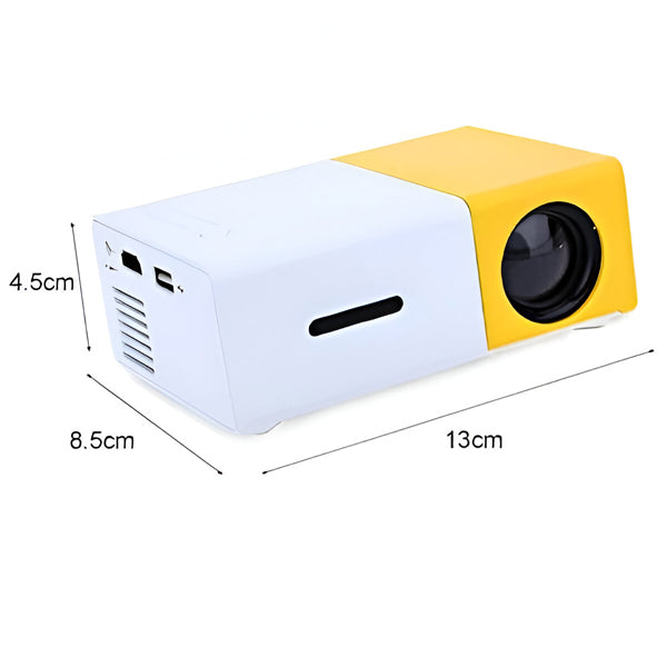 Mini-Heimkino-Projektor mit HD-Qualität
