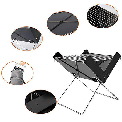 Mobiler Grill für Camping und Garten