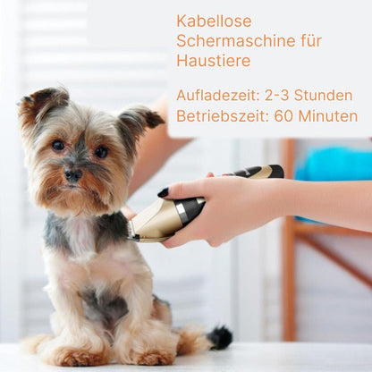 Leiser Felltrimmer für Haustiere