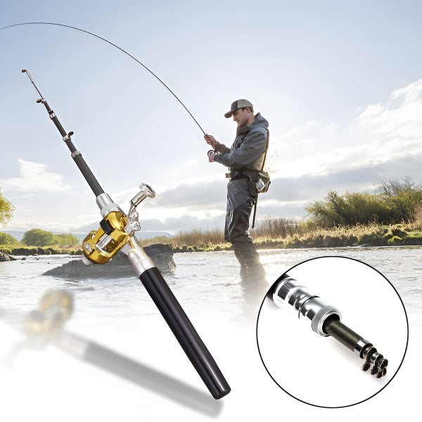 Kompakte Teleskopangel