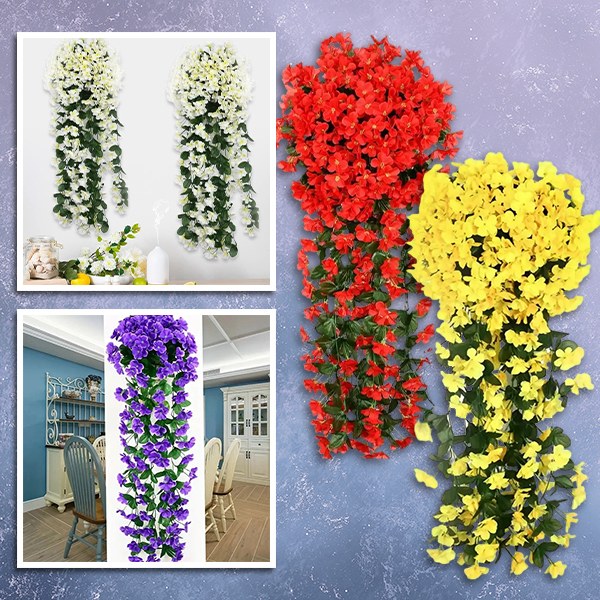 Hängender Kunstblumenstrauß