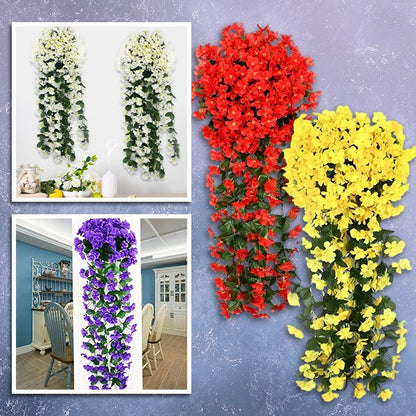 Hängender Kunstblumenstrauß