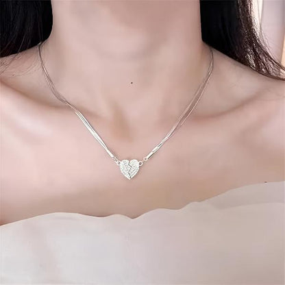 Elegante magnetische Herzkette