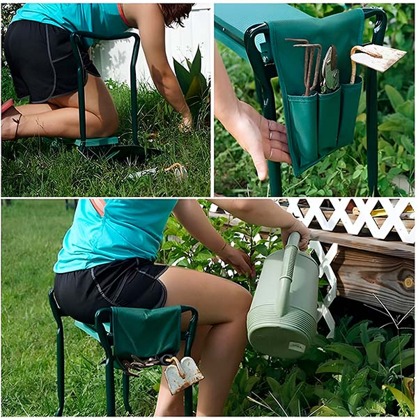 Garten-Kniebank mit Sitzfunktion