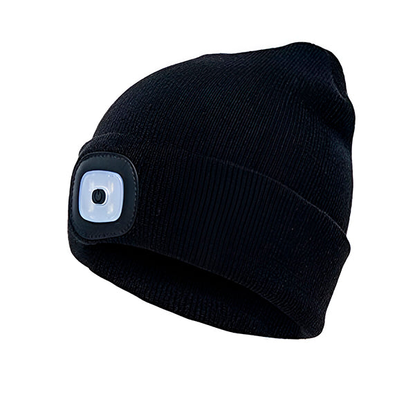 Bequeme Wintermütze mit integrierter LED-Leuchte