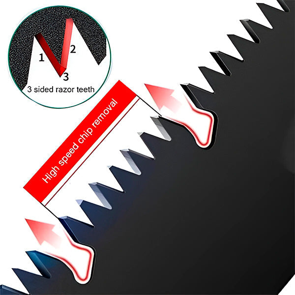 Ultrascharfe Carbon-Klapphandsäge Pro