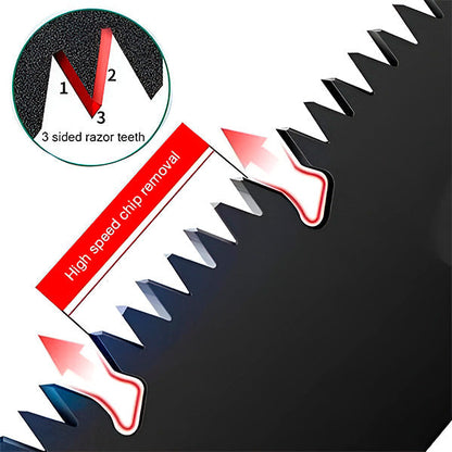 Ultrascharfe Carbon-Klapphandsäge Pro