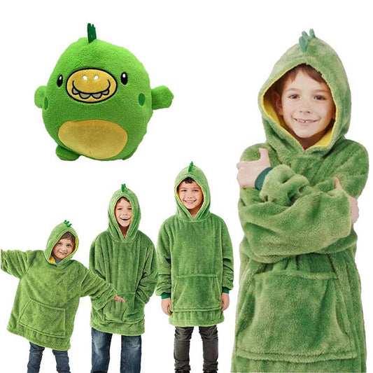 Verwandlungs-Kissen mit Hoodie & Spielzeug