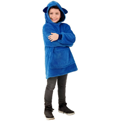 Verwandlungs-Kissen mit Hoodie & Spielzeug