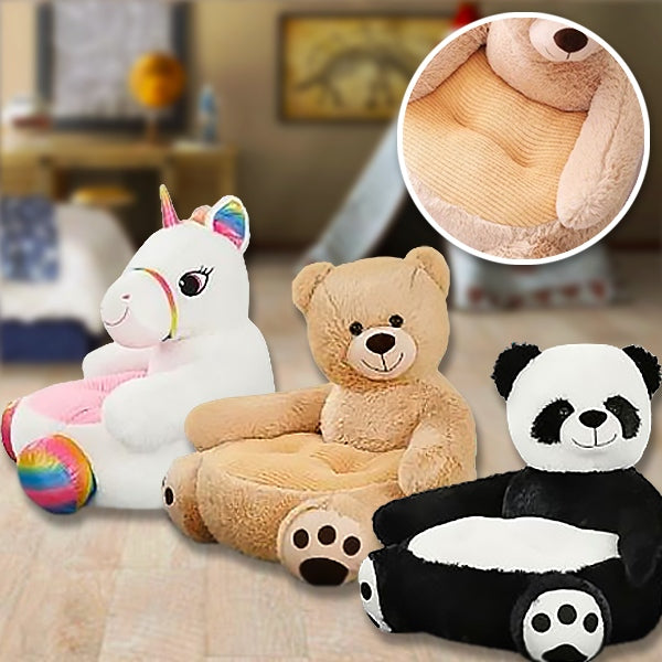 Flauschiger Plüschsessel