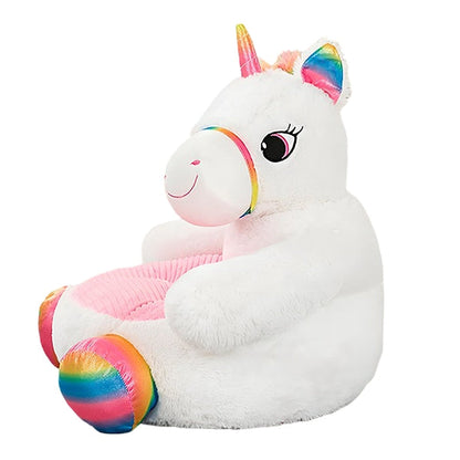 Flauschiger Plüschsessel