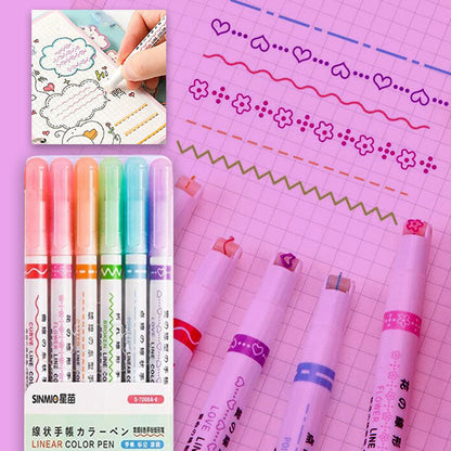 Hochwertige Marker für Künstler (6 Stk.)