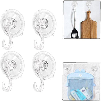 Transparente Saugnapfhalterung (4 Stk.)