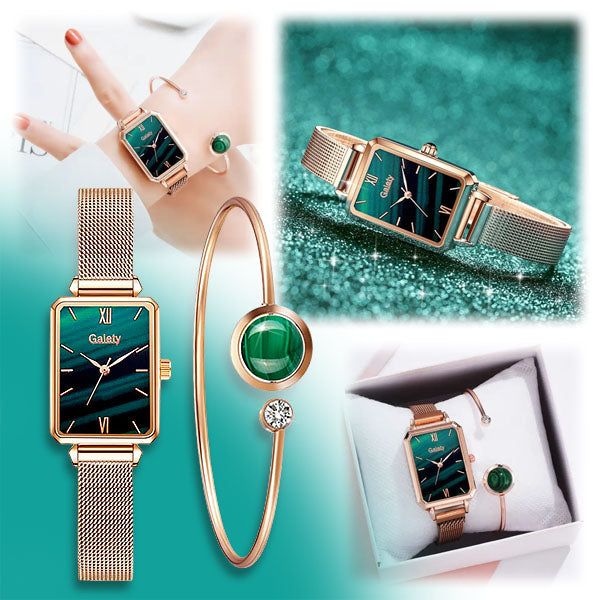 Edles Set – Damenuhr & Armband