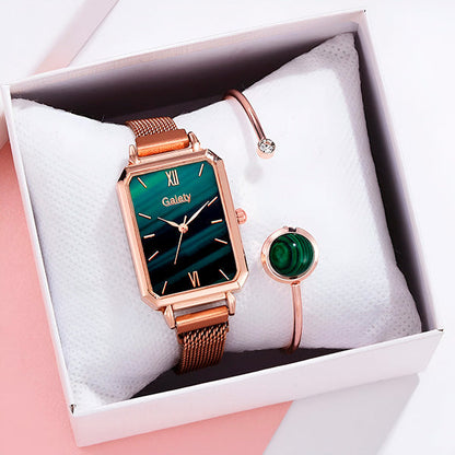 Edles Set – Damenuhr & Armband