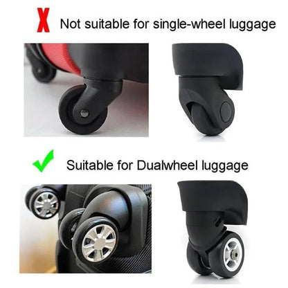 Schutzkappen für Kofferrollen (8 Stk.)