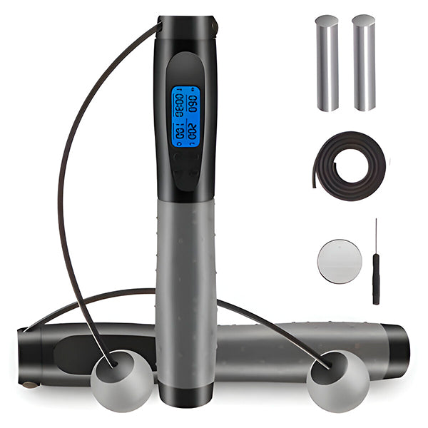 Springseil mit LCD-Anzeige & Trainingsdaten