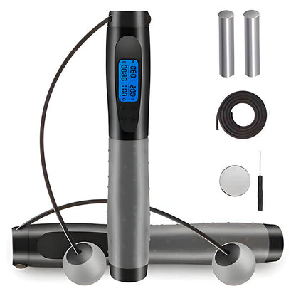 Springseil mit LCD-Anzeige & Trainingsdaten