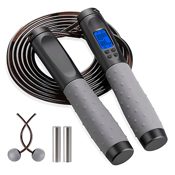 Springseil mit LCD-Anzeige & Trainingsdaten