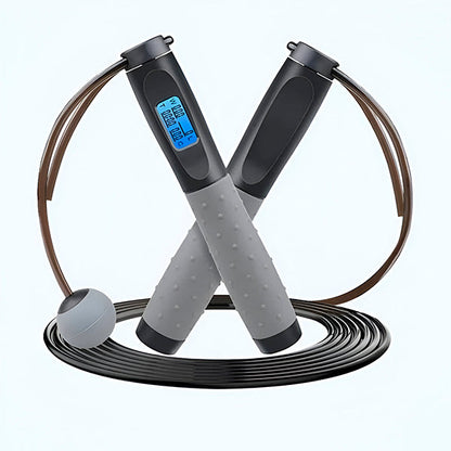 Springseil mit LCD-Anzeige & Trainingsdaten