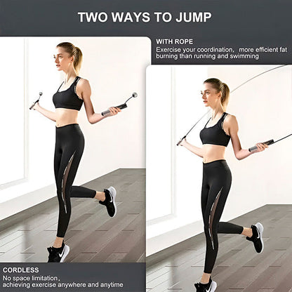 Springseil mit LCD-Anzeige & Trainingsdaten