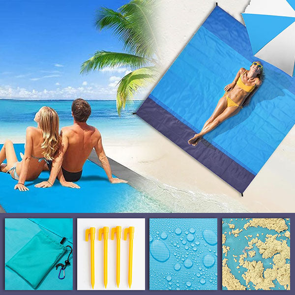 Kompakte Outdoor-Decke für Picknick & Strandurlaub