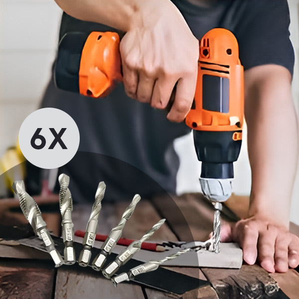 Profi Gewindebohrer-Set Sechskantschaft (6 Stk.)