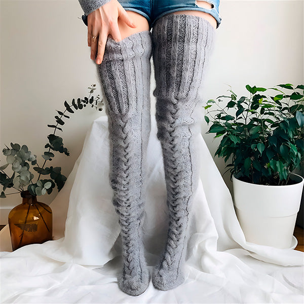 Komfortable Overknee-Socken für perfekten Sitz