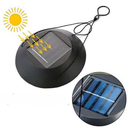 Solarbetriebenes Windspiel mit Farbwechsel