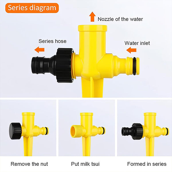 360° Garten-Sprinkler