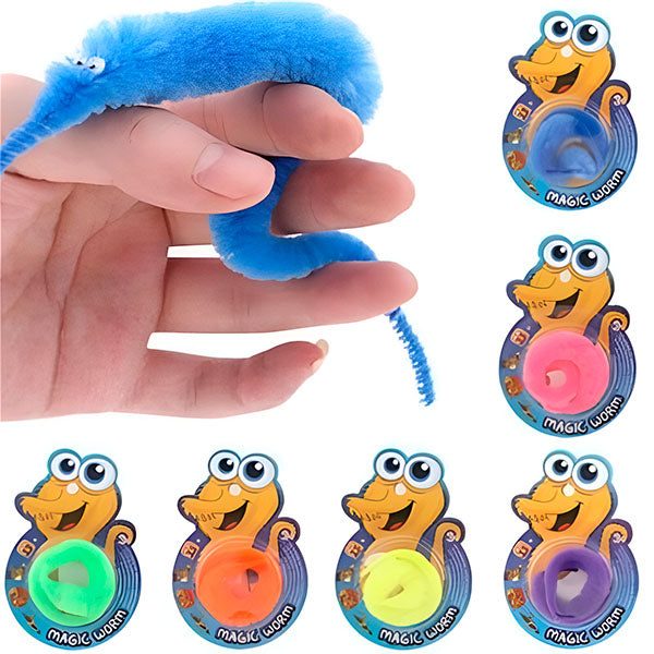 Selbstbewegende Wuschelwürmer (5 Stk.)