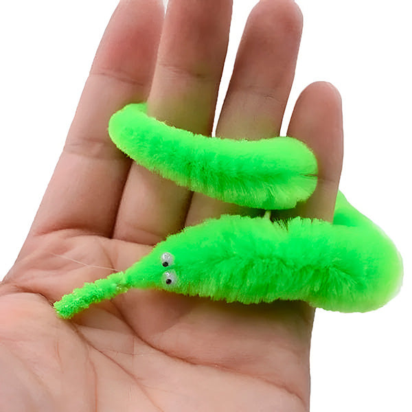 Selbstbewegende Wuschelwürmer (5 Stk.)