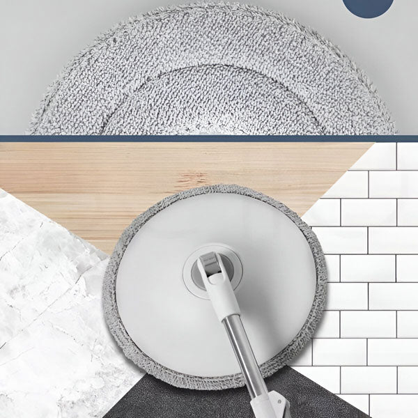 Rotationsmopp mit Eimer-Set für mühelose Reinigung
