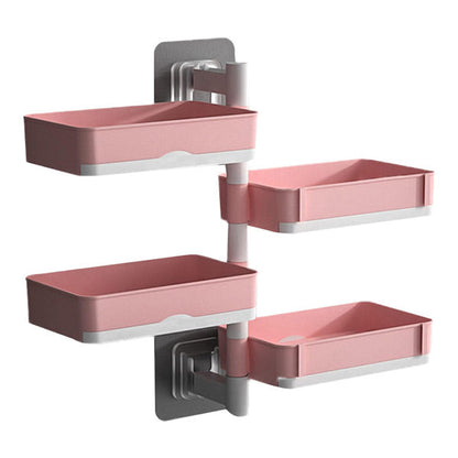 4-stufiges Badezimmeregal zur Wandmontage
