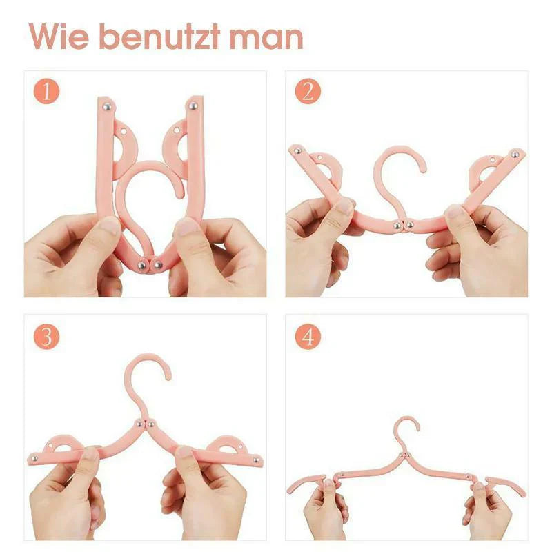 Kompakter faltbarer Reisebügel (4 Stk.)