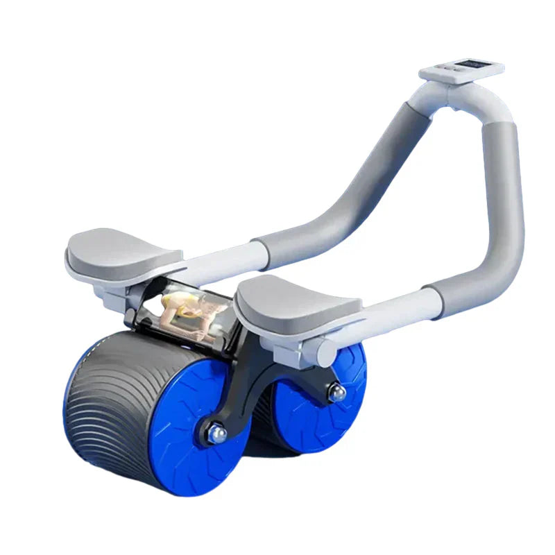 Bauchmuskeltrainer mit stabiler Doppelrolle