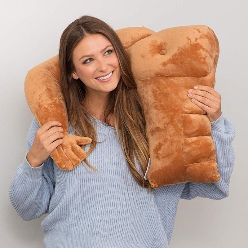 Kuschelkissen mit bequemer Armstütze