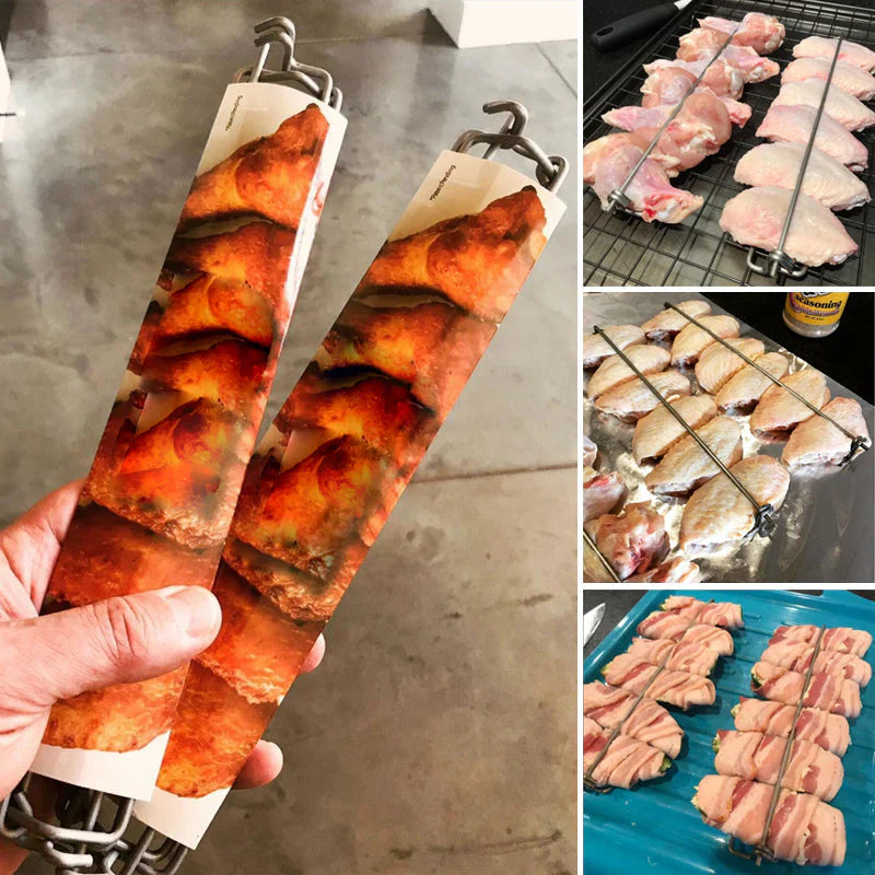Robuste Edelstahl-Grillgabel für BBQ & Lagerfeuer (3 Stk.)