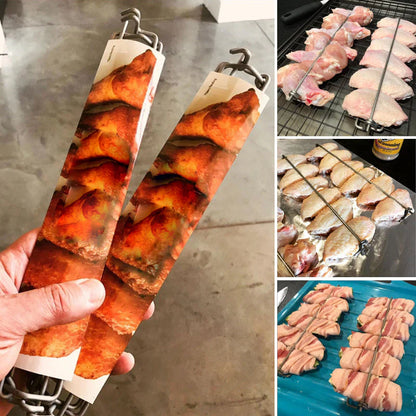 Robuste Edelstahl-Grillgabel für BBQ & Lagerfeuer (3 Stk.)