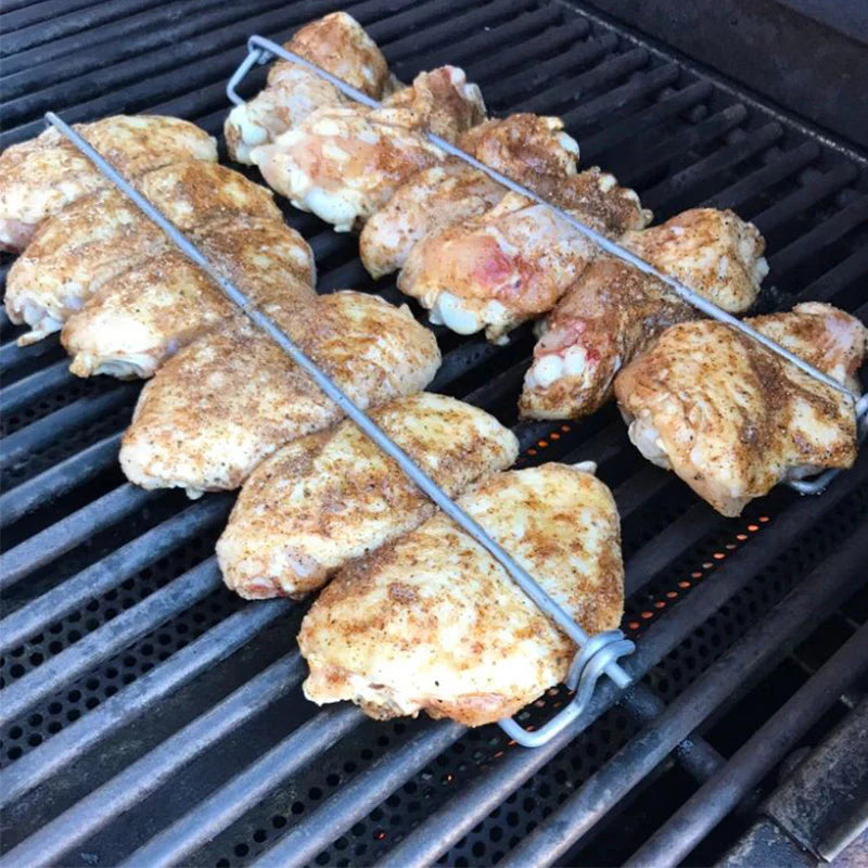 Robuste Edelstahl-Grillgabel für BBQ & Lagerfeuer (3 Stk.)