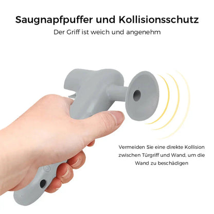 Stoßdämpfender Türgriffschutz aus Silikon
