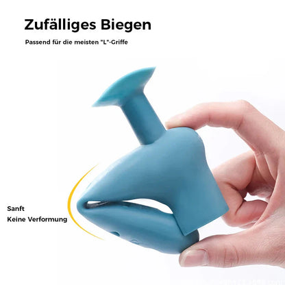 Stoßdämpfender Türgriffschutz aus Silikon